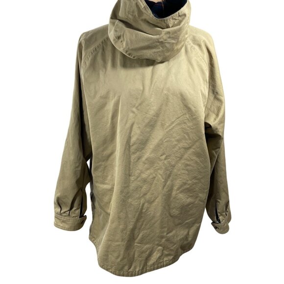 Unbranded Men's Field Jacket Reversible Flannel Hood Size READ XL Extra Large - Picture 8 of 12